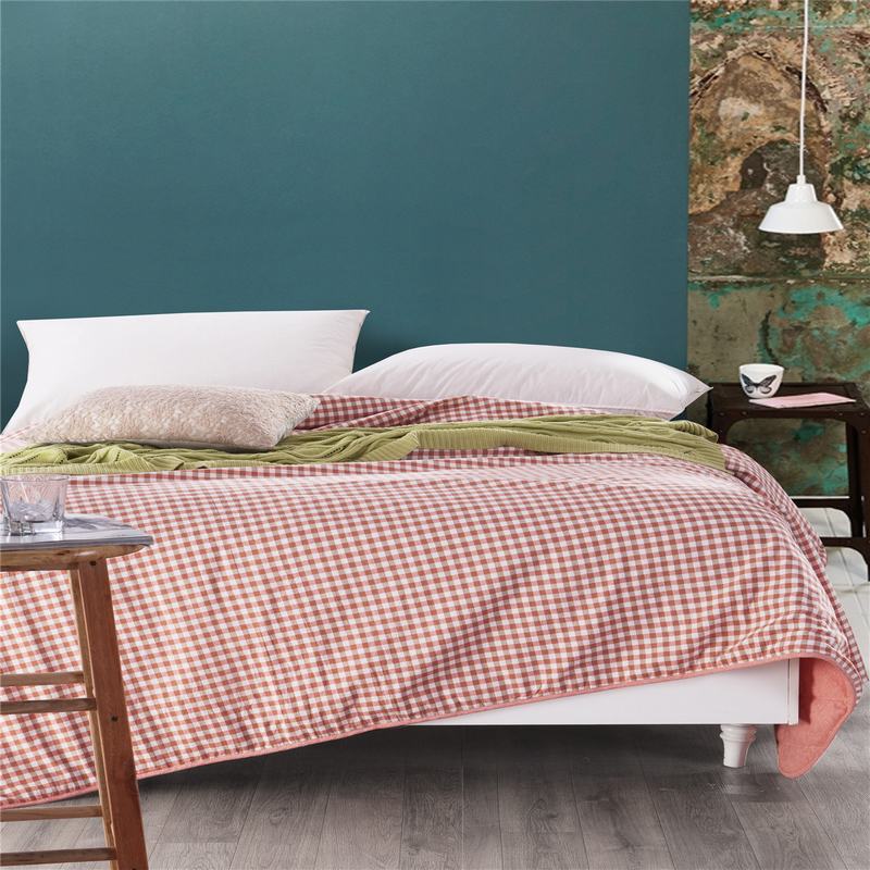 機洗格子棉夏季被子: 制造商,機洗格子棉夏季被子: 工廠,供應 機洗格子棉夏季被子: