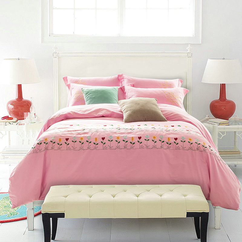 全棉刺繡羽絨被套裝 制造商,全棉刺繡羽絨被套裝 工廠,供應 全棉刺繡羽絨被套裝