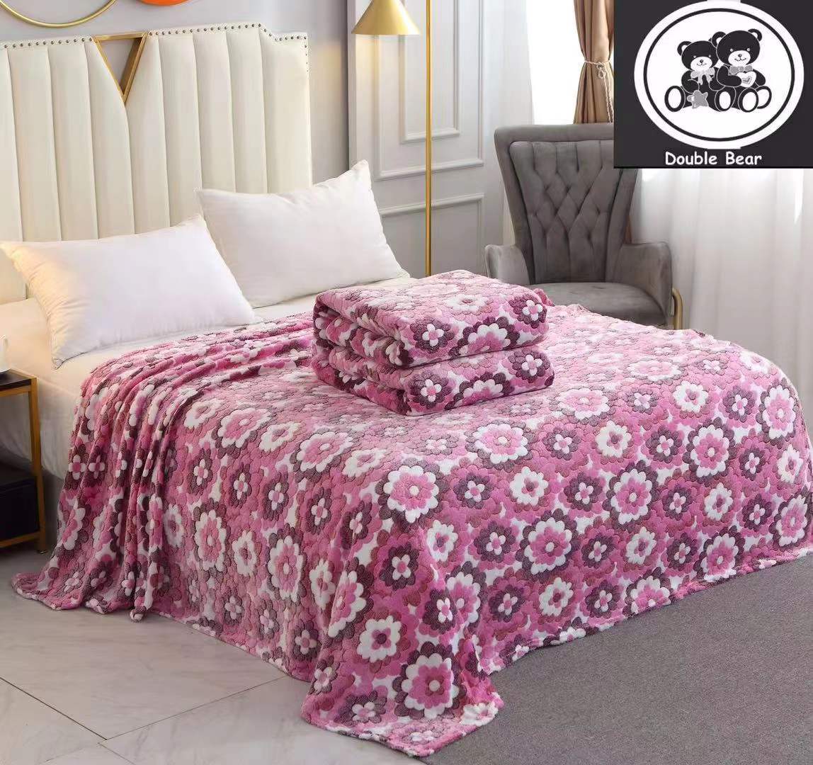 Digital print woollen blanket